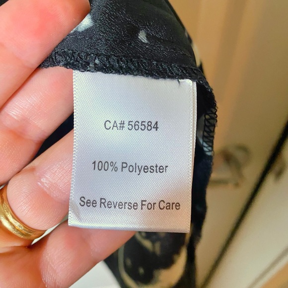 SEQUINZE black and white splotchy mini dress size 8 - Picture 7 of 8